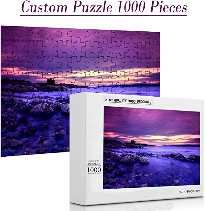Wooden Custom Puzzle for Adults 1000/500/200 Piece,ATOOZ Boredom Buster Activity,Brain Teaser, Pet Portrait,Creative Gifts (1000 Pieces)