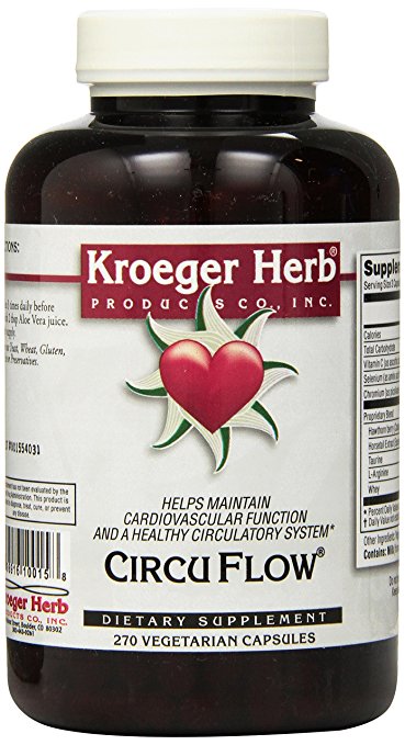 Kroeger Herb Circuflow Capsules, 270 Count