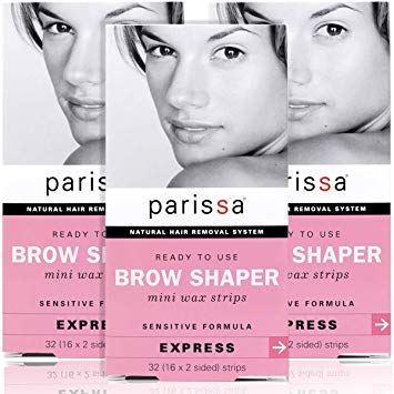 Parissa Eyebrow Wax Strips (32 strips), Pack Of 3