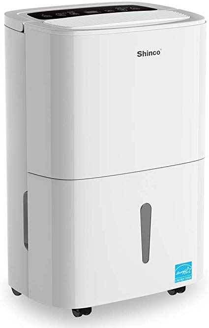 Shinco 30 Pint Energy Star Dehumidifier,for Small to Medium Spaces,for Basement,Cellar,Garage,Bathroom,for Spaces Up to 1500 Sq Ft, Effectively Remove Moisture and Control Humidity