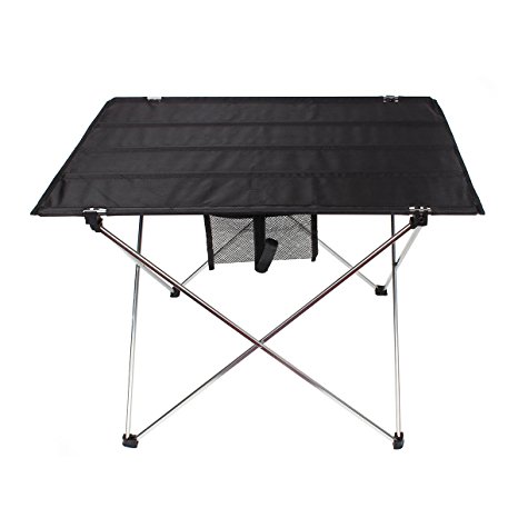 Outry Lightweight Outdoor Camping Folding Table - Unfolded: 29"L x 21.6"W x 20"H