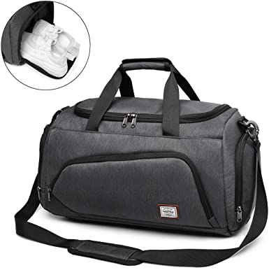 Windtook Sports Bag Travel Bags for Men Duffle Bag Gym Travel Weekender Bag with Shoes Compartment 40L