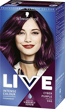 Schwarzkopf LIVE Intense Colour Permanent 046 Cyber Purple - Pack of 3