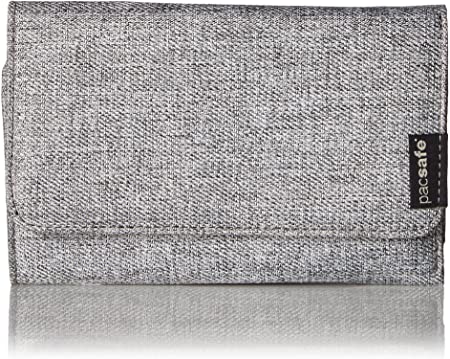 Pacsafe RFIDsafe LX100 Anti-Theft RFID Blocking Wallet, Tweed Grey