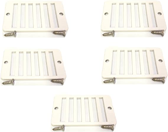 Southeastern 5 Pack Swimming Pool Deck Drain Rectangular Grate 2x4 with Screws Replacement for Hayward(R) SP1019BA