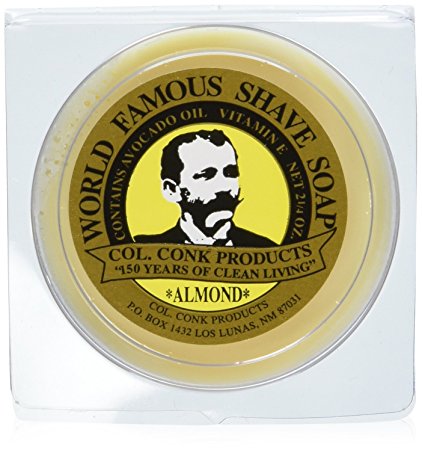 Colonel Ichabod Conk Almond Shave Soap 2.25 Oz
