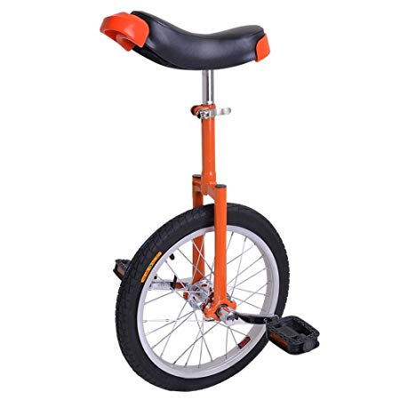 AW 16" Inch Wheel Unicycle Leakproof Butyl Tire Wheel Cycling Outdoor Sports Fitness Exercise Health