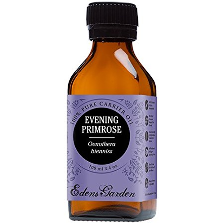 Evening Primrose 100% Pure Carrier/ Base Oil- 3.4 oz (100 ml) by Edens Garden