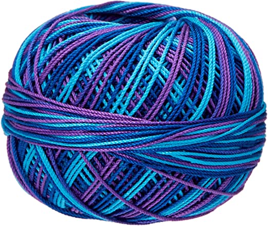 Handy Hands Lizbeth Thread Egyptian Cotton Crochet, Tatting, Knitting Lace Size 10 (25 Grams 122 Yards) – HH10122-Carribean