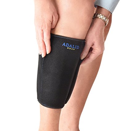Shin Support Brace Wrap with Ice Gel Pack for Hot and Cold Therapy: Great for Compression and Pain Relief on Splints, Calf Injuries, Forearm Soreness, etc. (Flexible, Reusable and Multi-Purpose)