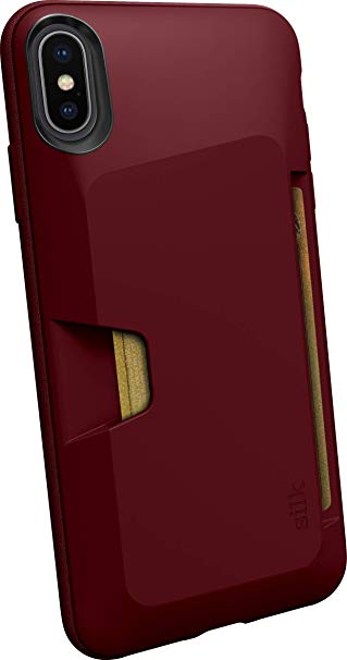 Silk iPhone XS Max Wallet Case - Wallet Slayer Vol. 1 [Slim Protective Vault Grip Credit Card Cover] - Red Rover Red Rover