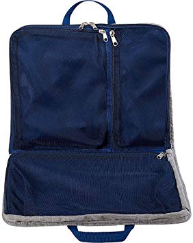 Lewis N. Clark Packing Cube   Hanging Travel Organizer for Luggage, Suitcase or Carry On, W/Smart Design grab Handle & Breathable Mesh, Gray