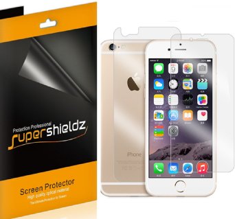 SUPERSHIELDZ® iPhone 6 Plus / 6S Plus Front   Back Anti-Glare & Anti-Fingerprint (Matte) Screen Protector Shield -Lifetime Replacements Warranty [3 Front And 3 Back] - Retail Packaging