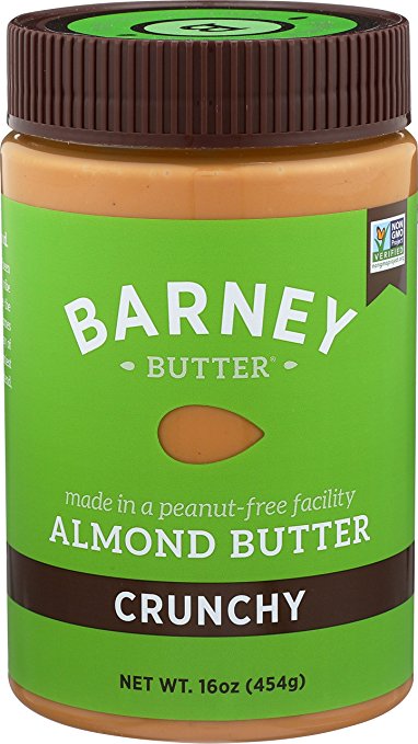 Barney Butter Almond Butter, Crunchy, 16 Ounce