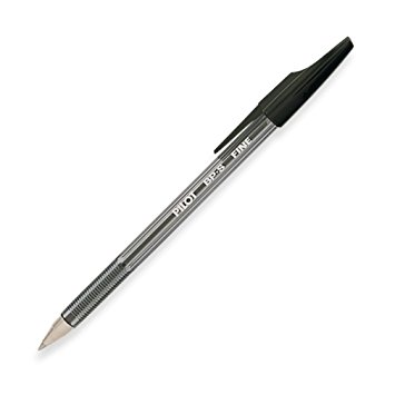 Pilot The Better Ballpoint Stick Pens, Fine Point, Black Ink, Dozen Box (35011)