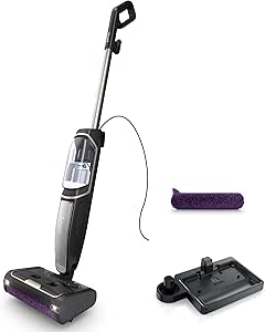 Shark Steam Pickup 3-in-1 Steam Mop Picks Up Debris, Deep Scrubs, & Steam Sanitizes - All At Once, Lightweight Steam Cleaner for Home with Sealed Hard Floors like Hardwood, Tile & Laminate, SD201