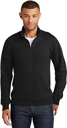 Port & Co Men's Fan Favorite Fleece 1/4-Zip Pullover Sweatshirt