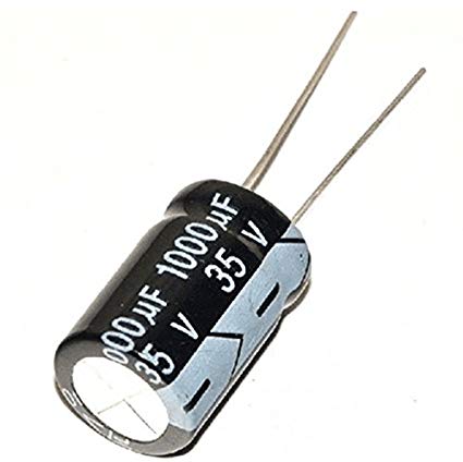 E-Projects B-0002-L09 Radial Electrolytic Capacitor, 1000uF, 35V, 105 C (Pack of 5)