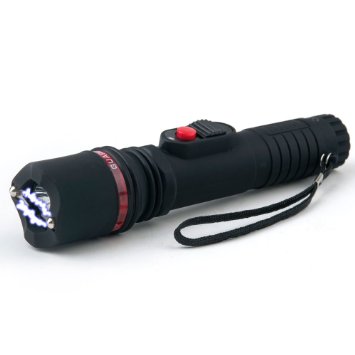 Guard Dog Security 6000000-volt Flashlight Stun Gun with 4 Prongs and 2 Sparks