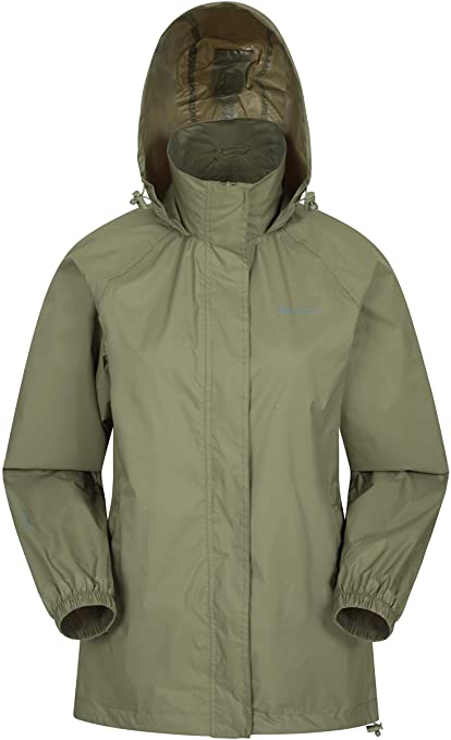 Mountain Warehouse Pakka Womens Waterproof Rain Jacket – Packable