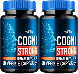 Cognistrong Supplement - Official Formula - Cogni Strong for Brain Health & Maximum Strength Advance Formula Capsules - Cognistrong Brain Nootropic Dietary Supplement Reviews (2 Pack)