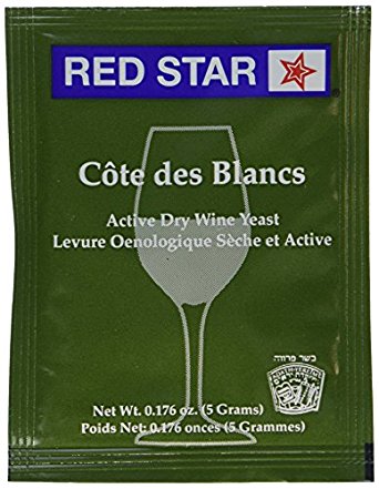 Cote des Blancs Wine Yeast - 10 Packs