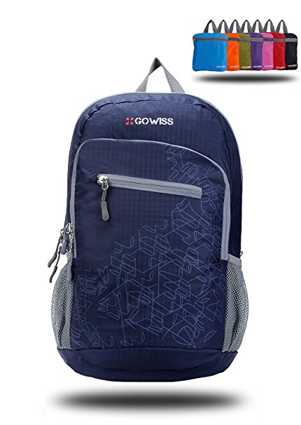 Gowiss Backpack - Rated 20L / 33L- Most Durable Packable Convenient Lightweight Travel Backpack Daypack - Waterproof,Ultralight and Handy