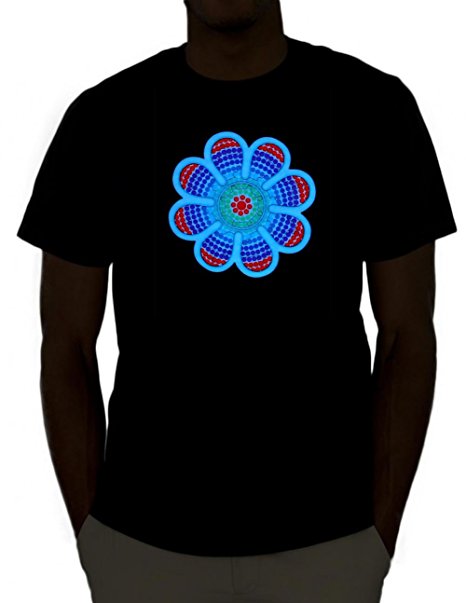 Emazing Lights Sound Activated Light Up Rave Shirt