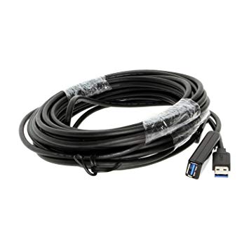 Gearmo USB 3.0 extension cable 22ft. (7-Meter) A-Male to A-Female with Power Input
