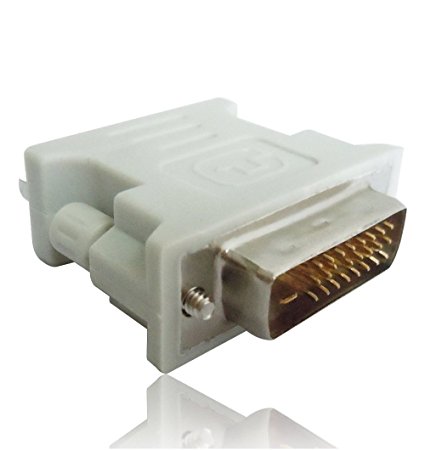 Evermarket DVI-D DVI Male 24 1 pin to 15pin VGA Female SVGA Video Monitor Adapter Converter