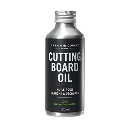 Coconut Cutting Board & Butcher Block Oil - 100% Plant Based - Not Mineral Oil - Environmentally Friendly Packaging (4oz, Aluminum)