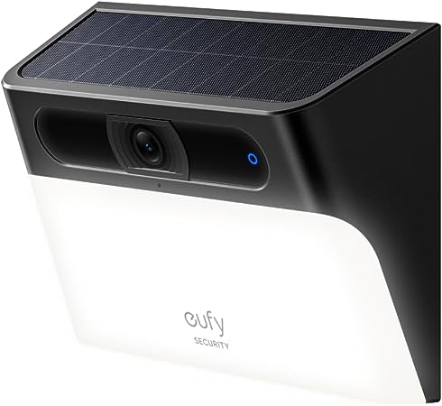 eufy Security Solar Wall Light Cam S120, Solar Security Camera, Wireless Outdoor Camera, 2K Camera, Forever Power, Motion Activated Light, AI Detection, IP65 Waterproof, Spotlight, No Monthly Fee