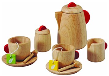 Plan Toy Tea Set(Solid Wood Version)
