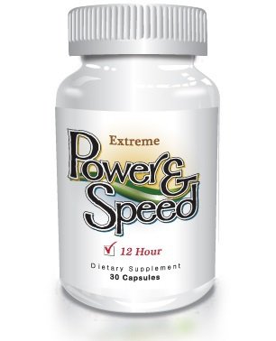 Power N Speed - 30 Capsules - Natural Energy Pills, Brain Boost, Focus and Memory Enhancement Herbal Vitamin Supplement for Men and Women
