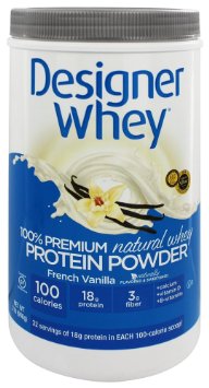 Designer Whey Protein Powder French Vanilla - 2 lbs