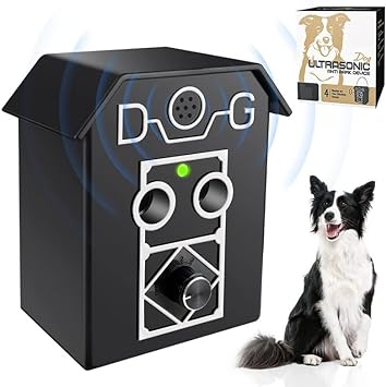 bubbacare Anti Barking Device, Dog Barking Control Devices with 3 Adjustable Level Up to 50 Ft, Dog Barking Deterrents with 20KHZ Ultrasonic Safe for Dogs and Humans