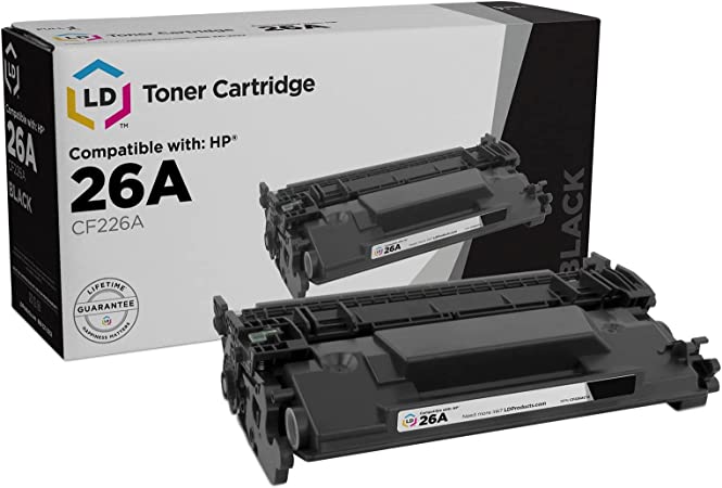 LD Products Compatible Replacement for HP 26A Toner Cartridge CF226A 26X CF226X Laserjet Pro M402d M402dn M402dne M402dw M402n MFP M426fdw M426fdn MFP M426dw (Standard Yield Black, 1-Pack)