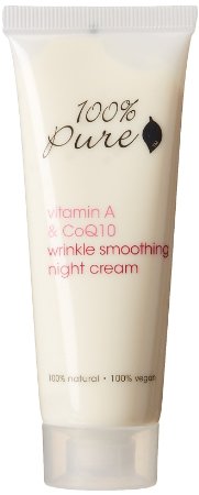 100 Pure Vitamin A and C0q10 Wrinkle Smoothing Night Cream 16 Ounce
