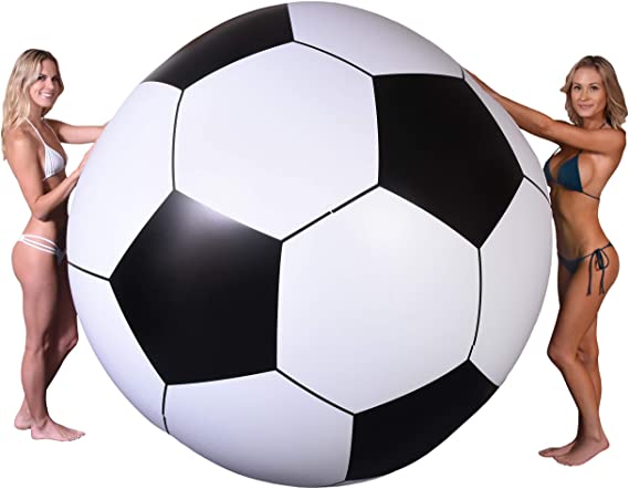 GoFloats Giant Inflatable Soccerball-6' Tall