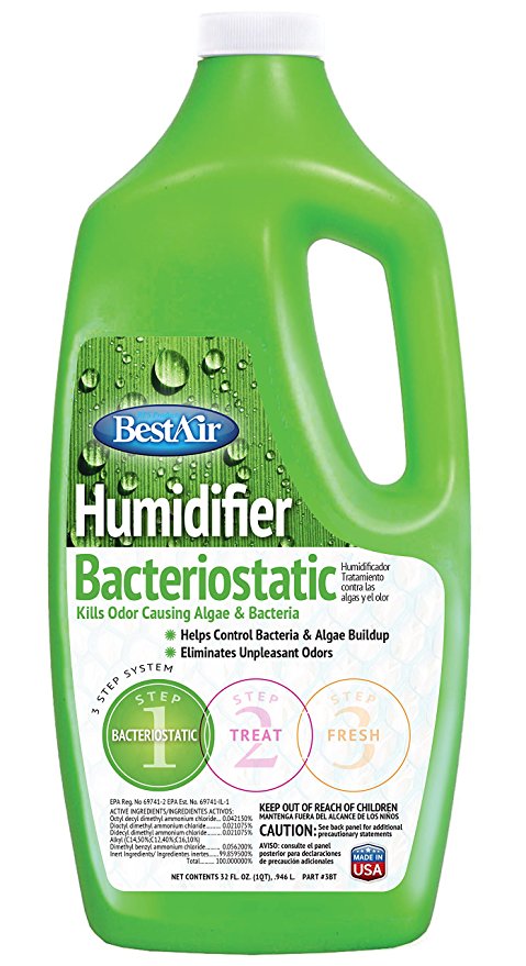 BestAir 3BT, Original BT Humidifier Bacteriostatic Water Treatment, 32 oz, 6 pack