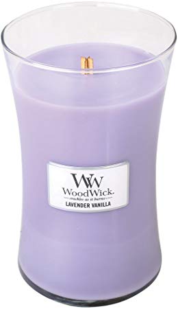 WoodWick Lavender Vanilla Pluswick Large Hourglass Candle, 22 oz.