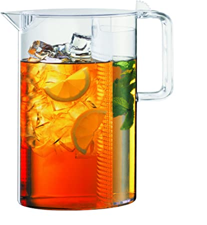 Bodum 1470-10S Ceylon Iced Tea Jug, Plastic, 1.5 liters, Transparent