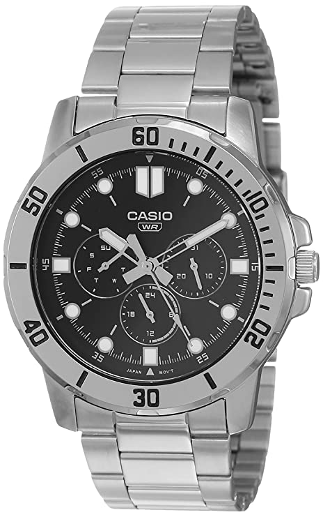 Casio Enticer Men Analog Black Dial Men's Watch MTP-VD300D-1EUDF(A1748)