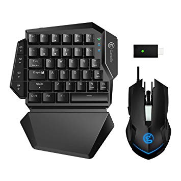 GameSir APEX Game Keyboard and Mouse for Xbox One, PS4, Switch, PS3, PC VX AimSwitch E-Sports Adapter Keypad and Mouse Combo