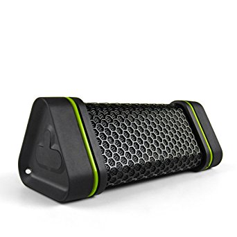 TNP Wireless Bluetooth Speaker Portable Outdoor Sport Waterproof Shockproof Dust-proof Support All Digital Audio Device with 3.5mm Jack for iPhone 6/6 Plus/5S/5C/5/4S Samsung Galaxy S6 S6 Edge Black