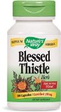 Natures Way Blessed Thistle Herb 100 Capsules 390 mg 3 Pack