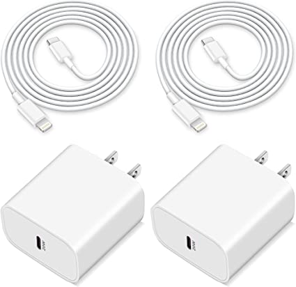 Apple Fast Charger [MFi Certified], iPhone 11 12 13 14 Charger 6FT USB-C to Lightning Cable   20W USBC Power Adapter Wall Charging Block Brick Cube for iPhone 14/Plus/13/12/11/Pro Max/Mini, XS/XR/iPad