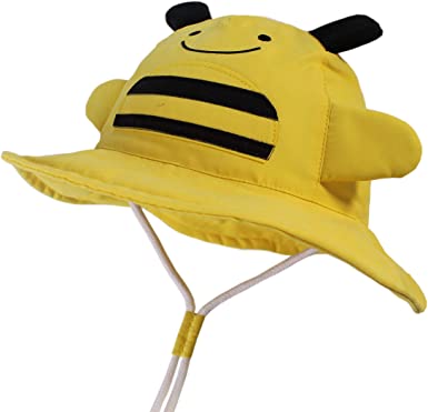 LANGZHEN Kids Sun Protection hat Cute Animals Designed Toddler Boys Girls Bucket hat