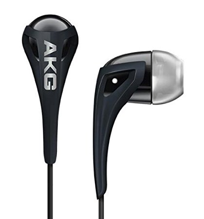 AKG K340 In-Ear Headphones with In-Line Volume Control - Black