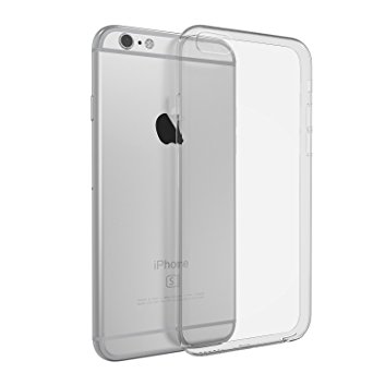iPhone 6s Case, TechRise [Crystal Clear Shell] Apple iPhone 6/6s Case 4.7 Bumper Cover Shock-Absorption Bumper and Anti-Scratch Clear Back for iPhone 6s and iPhone 6 - Crystal Clear